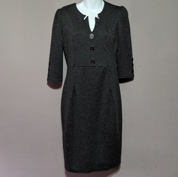 Women Retro 3/4 Sleeve Pencil Dress - Picture 1 of 2